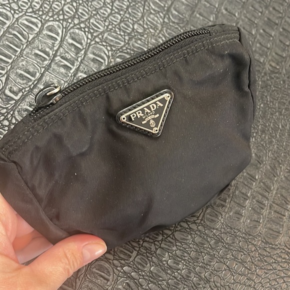 Prada Cosmetic Black Nylon Bag Toiletry Case - Picture 1 of 5
